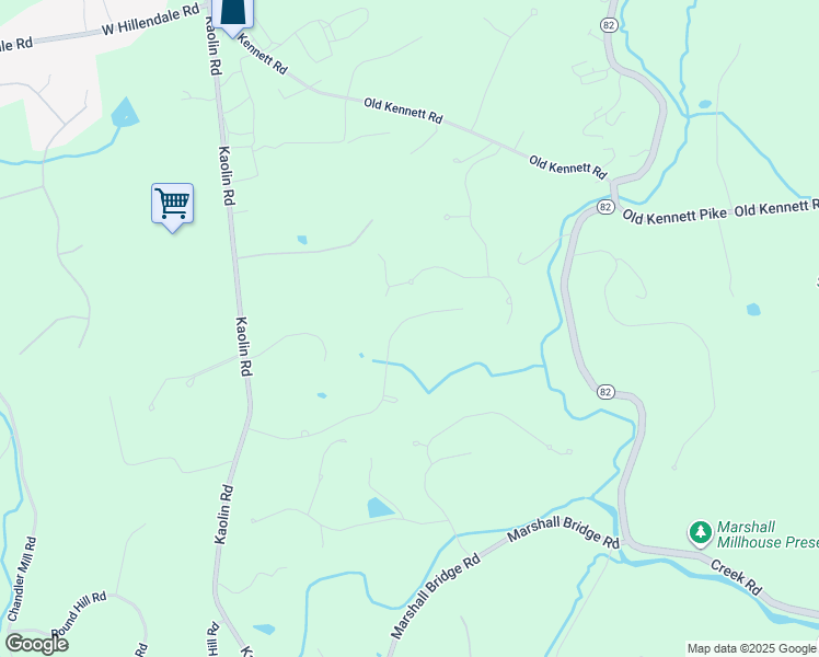 map of restaurants, bars, coffee shops, grocery stores, and more near 110 Woodridge Drive in Kennett Square