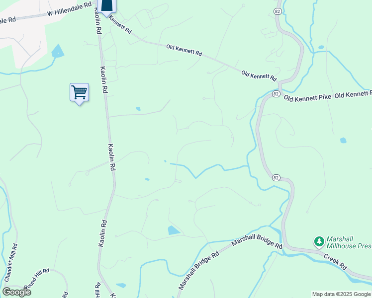 map of restaurants, bars, coffee shops, grocery stores, and more near 110 Woodridge Drive in Kennett Square