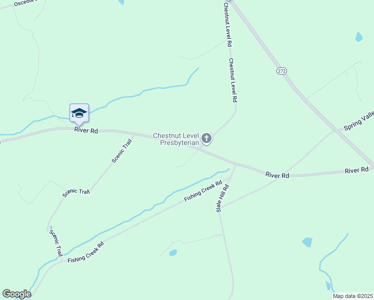 map of restaurants, bars, coffee shops, grocery stores, and more near 1208 River Road in Quarryville