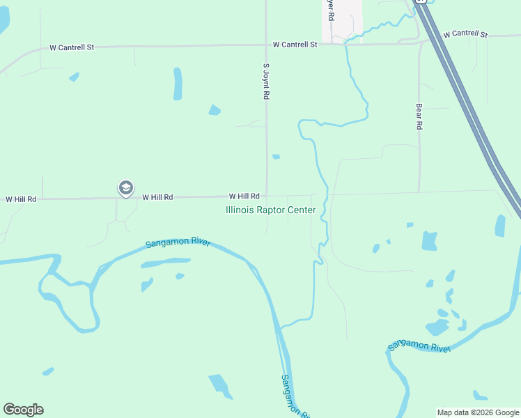 map of restaurants, bars, coffee shops, grocery stores, and more near 5589 West Hill Road in Decatur