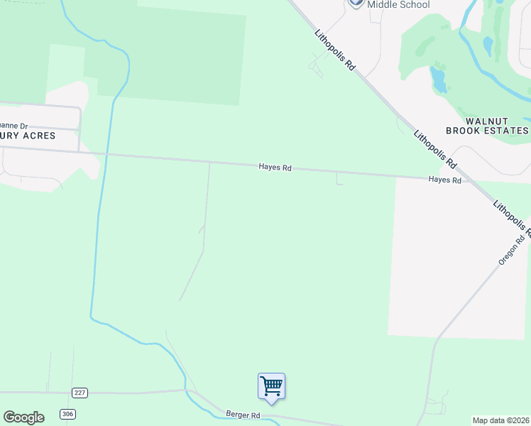 map of restaurants, bars, coffee shops, grocery stores, and more near 5433 Hayes Road in Groveport