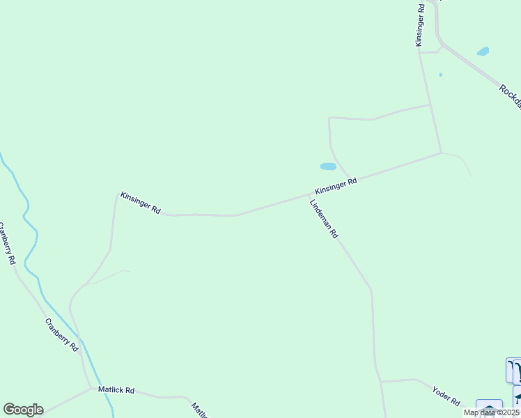 map of restaurants, bars, coffee shops, grocery stores, and more near Kinsinger Road in Somerset County
