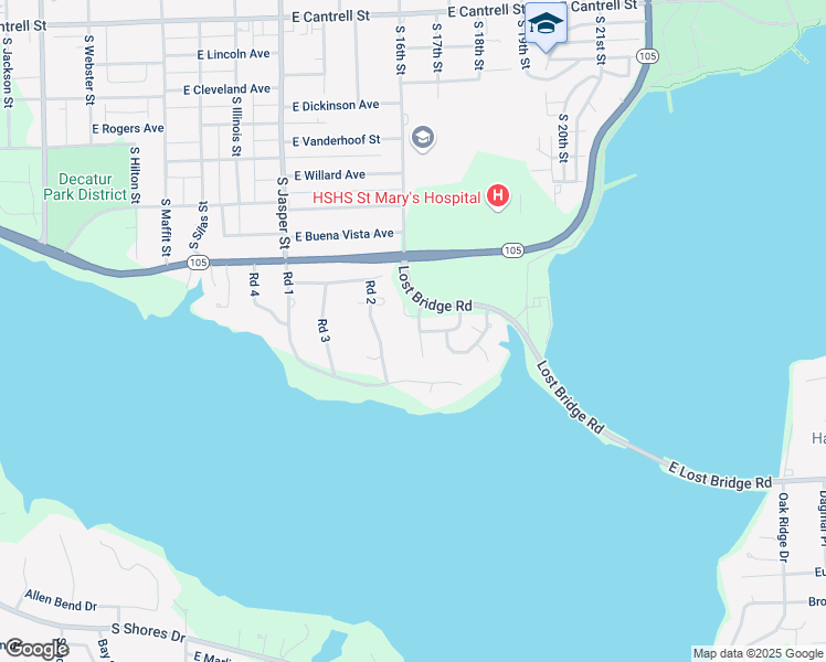 map of restaurants, bars, coffee shops, grocery stores, and more near 5-99 Eastmoreland Place in Decatur