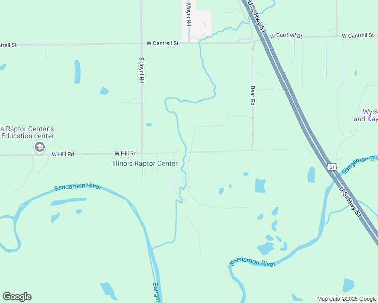 map of restaurants, bars, coffee shops, grocery stores, and more near 5589 West Hill Road in Decatur