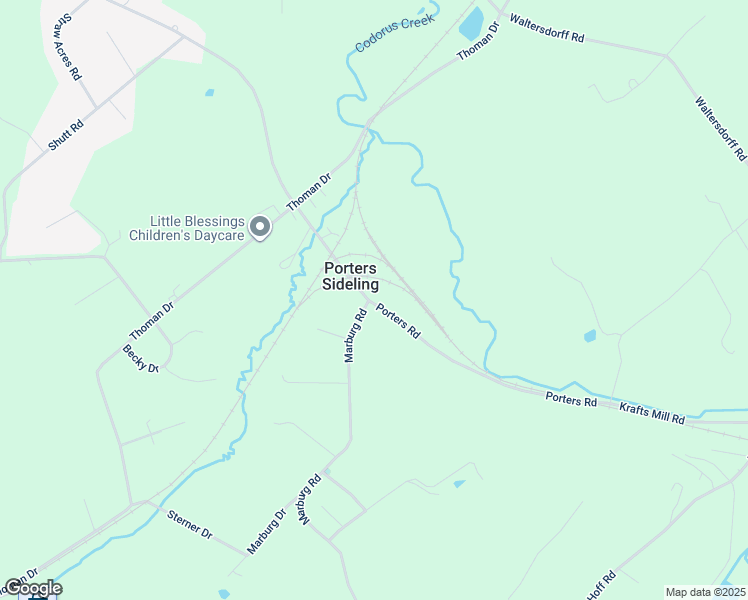 map of restaurants, bars, coffee shops, grocery stores, and more near 1299 Porters Road in Spring Grove