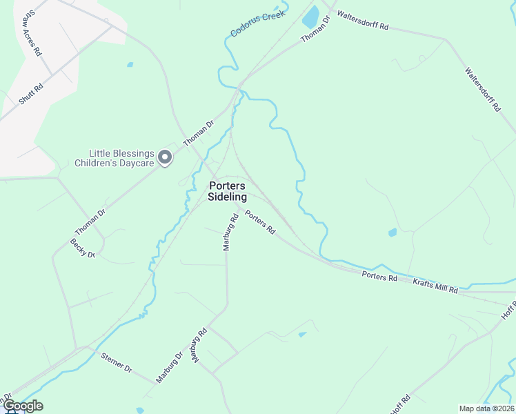 map of restaurants, bars, coffee shops, grocery stores, and more near 1307 Porters Road in Spring Grove