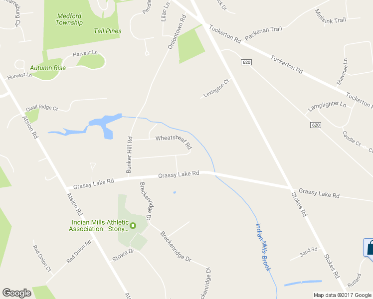 map of restaurants, bars, coffee shops, grocery stores, and more near 23 Wheatsheaf Road in Shamong