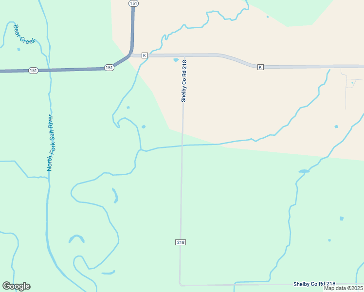 map of restaurants, bars, coffee shops, grocery stores, and more near Shelby Co Road 218 in Shelby County
