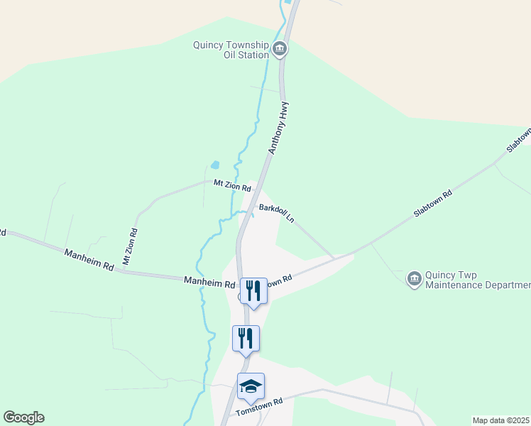 map of restaurants, bars, coffee shops, grocery stores, and more near 6362 Barkdoll Lane in Waynesboro