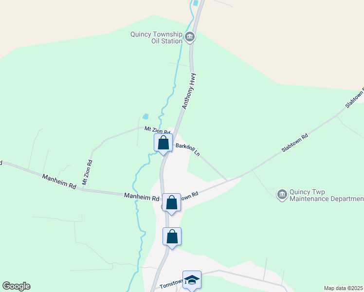 map of restaurants, bars, coffee shops, grocery stores, and more near 6362 Barkdoll Lane in Waynesboro