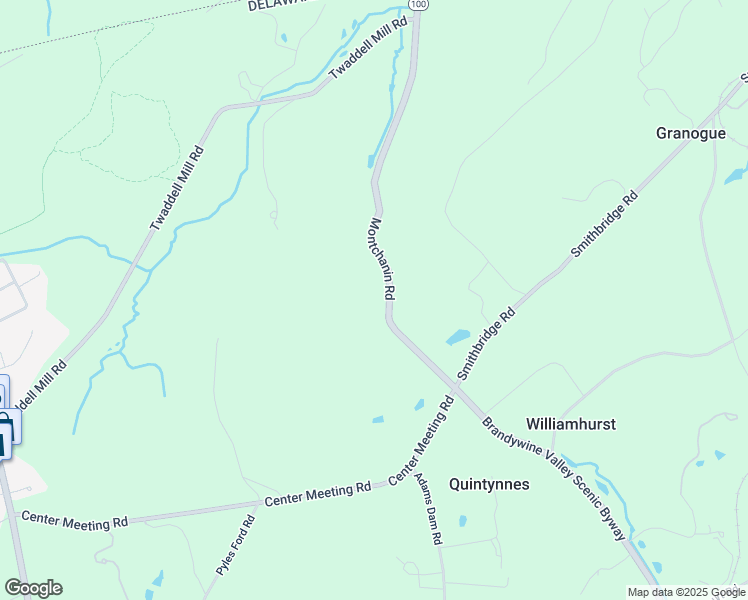 map of restaurants, bars, coffee shops, grocery stores, and more near 3301 Montchanin Road in Wilmington