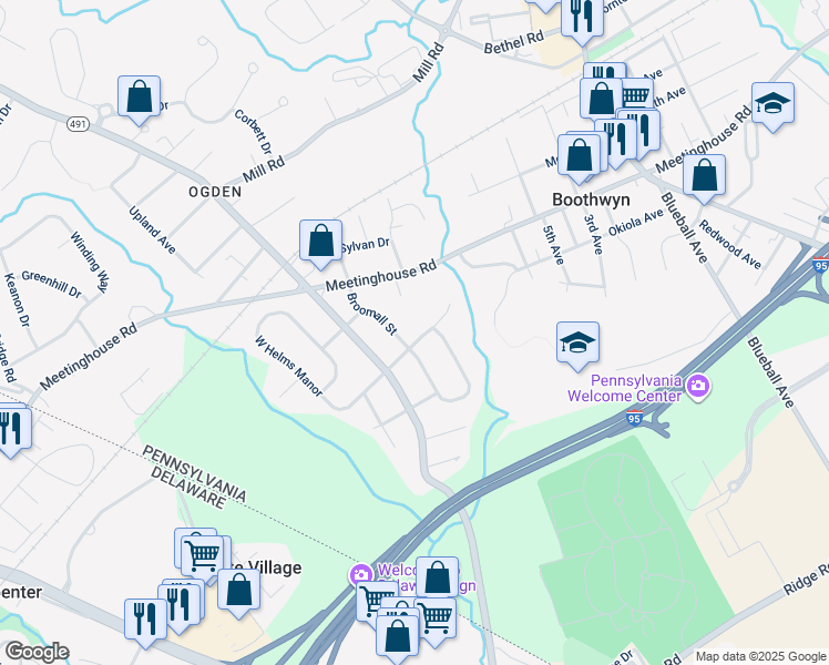 map of restaurants, bars, coffee shops, grocery stores, and more near 2114 Euclid Avenue in Ogden