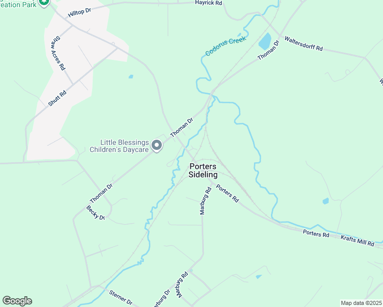 map of restaurants, bars, coffee shops, grocery stores, and more near 1235 Porters Road in Spring Grove