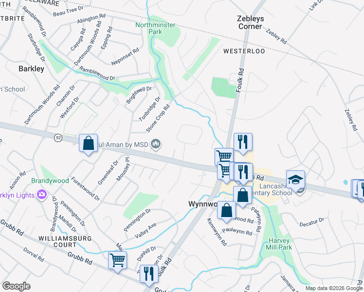 map of restaurants, bars, coffee shops, grocery stores, and more near 2509 Clearview Avenue in Wilmington