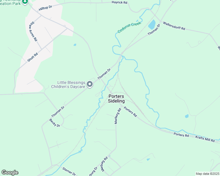 map of restaurants, bars, coffee shops, grocery stores, and more near 1235 Porters Road in Spring Grove