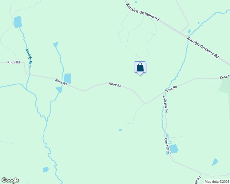 map of restaurants, bars, coffee shops, grocery stores, and more near 420 Knox Road in Gettysburg