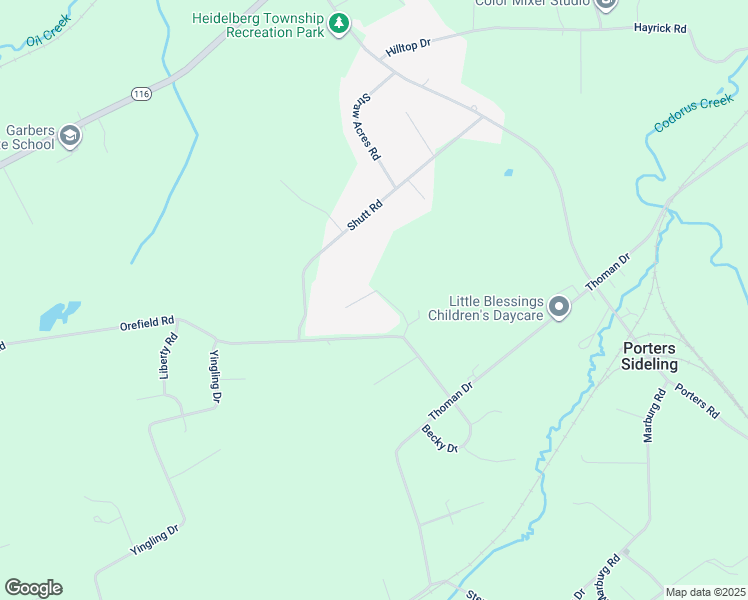 map of restaurants, bars, coffee shops, grocery stores, and more near 6400 Deer Run Court in Spring Grove