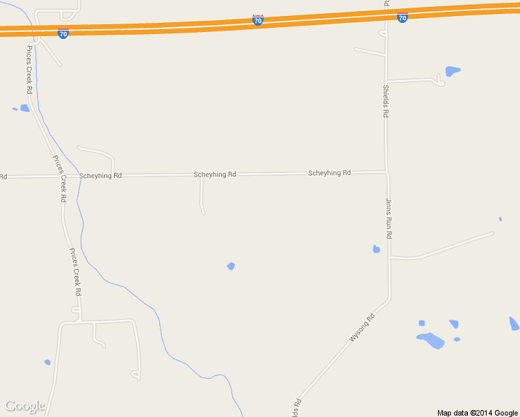 map of restaurants, bars, coffee shops, grocery stores, and more near 3370 Scheyhing Road in Lewisburg