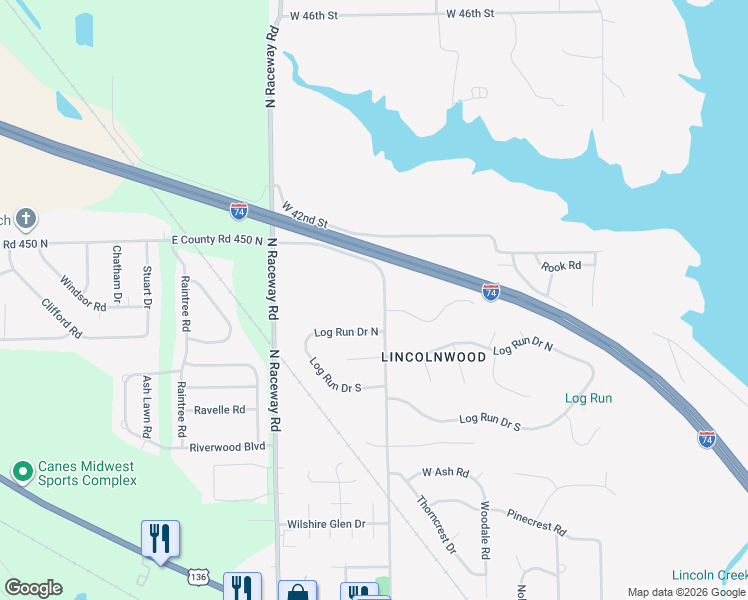 map of restaurants, bars, coffee shops, grocery stores, and more near 9146 Tansel Road in Indianapolis
