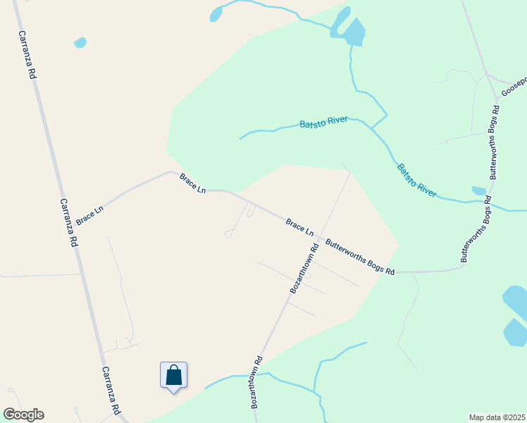 map of restaurants, bars, coffee shops, grocery stores, and more near 147 Brace Lane in Tabernacle
