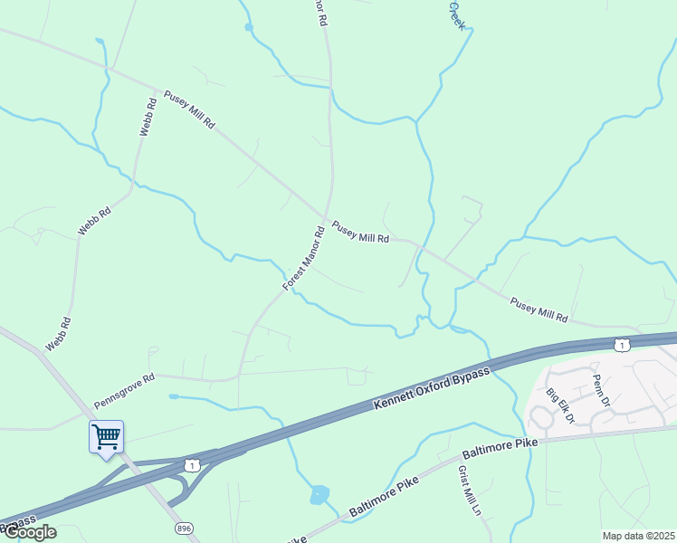 map of restaurants, bars, coffee shops, grocery stores, and more near 109 Biddle Lane in Lincoln University