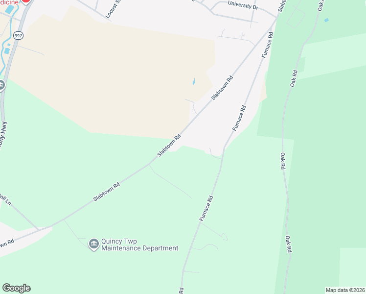 map of restaurants, bars, coffee shops, grocery stores, and more near 6838 Slabtown Road in Waynesboro