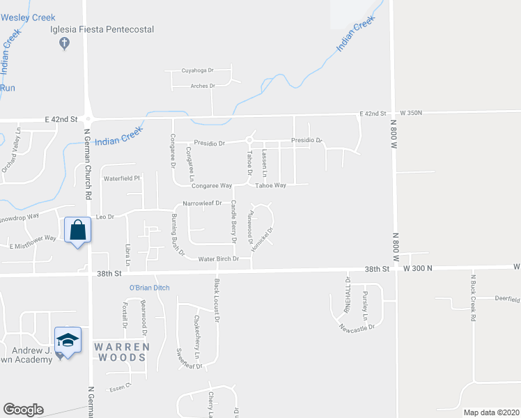 map of restaurants, bars, coffee shops, grocery stores, and more near 3941 Planewood Drive in Indianapolis