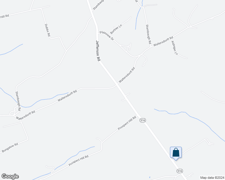 map of restaurants, bars, coffee shops, grocery stores, and more near 2042 Jefferson Road in Spring Grove