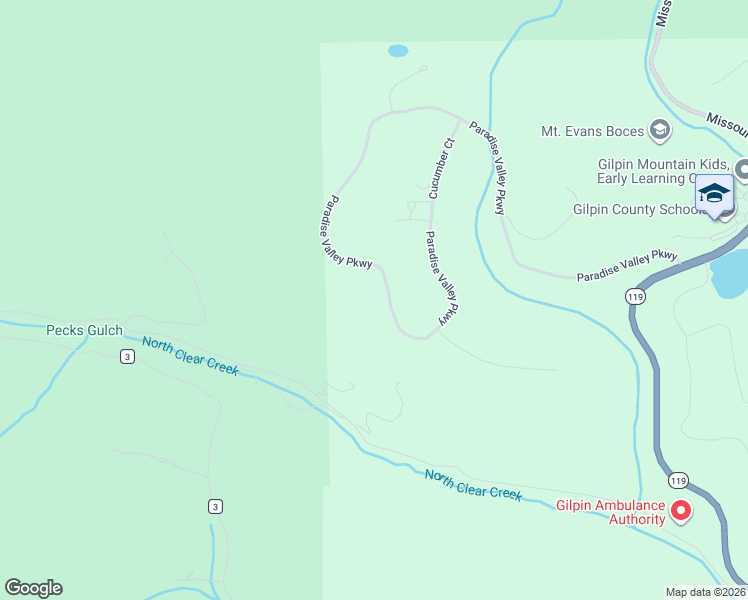 map of restaurants, bars, coffee shops, grocery stores, and more near 636-698 Paradise Valley Parkway in Black Hawk