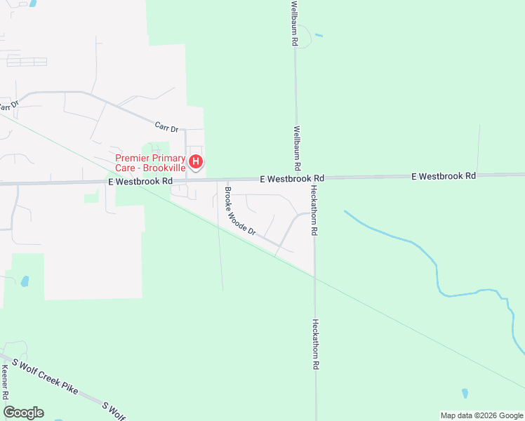 map of restaurants, bars, coffee shops, grocery stores, and more near 127 Poplar Run Place in Brookville