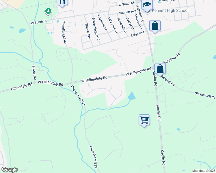 map of restaurants, bars, coffee shops, grocery stores, and more near 113 Quail Lane in Kennett Square