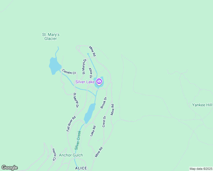 map of restaurants, bars, coffee shops, grocery stores, and more near 831 Brook Drive in Idaho Springs