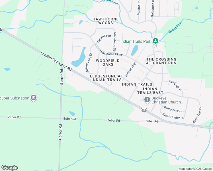 map of restaurants, bars, coffee shops, grocery stores, and more near 1795 Tuscarora Drive in Grove City