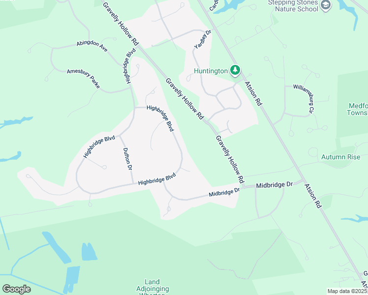 map of restaurants, bars, coffee shops, grocery stores, and more near 15 Highbridge Boulevard in Medford