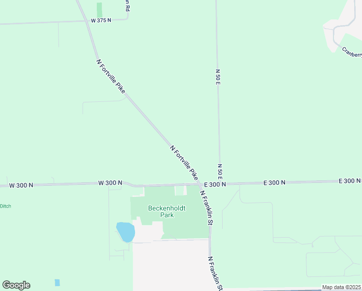 map of restaurants, bars, coffee shops, grocery stores, and more near 3251 North Fortville Pike in Greenfield