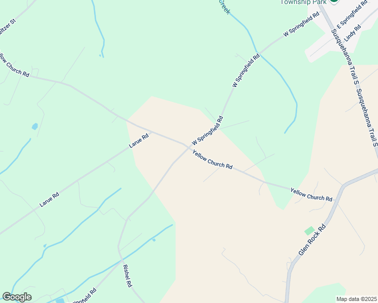 map of restaurants, bars, coffee shops, grocery stores, and more near 9448 Yellow Church Road in Seven Valleys