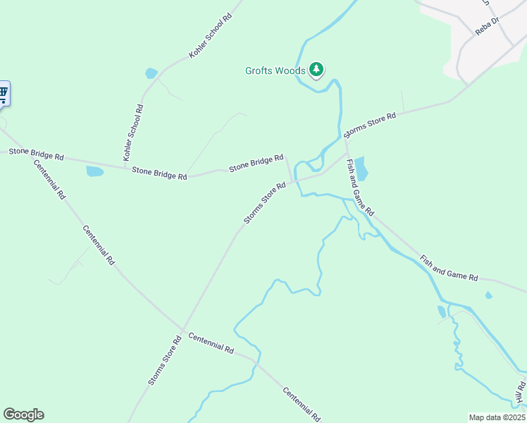 map of restaurants, bars, coffee shops, grocery stores, and more near 1565 Storms Store Road in New Oxford