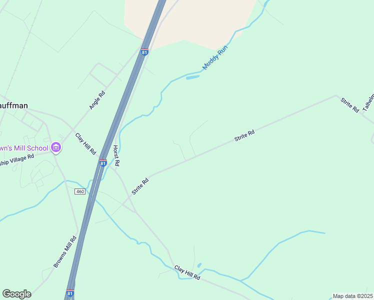 map of restaurants, bars, coffee shops, grocery stores, and more near 461 Strite Road in Chambersburg