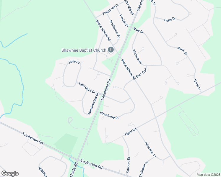 map of restaurants, bars, coffee shops, grocery stores, and more near 122 Strawberry Drive in Shamong