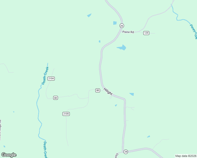 map of restaurants, bars, coffee shops, grocery stores, and more near 50877 Ohio 26 in Beallsville