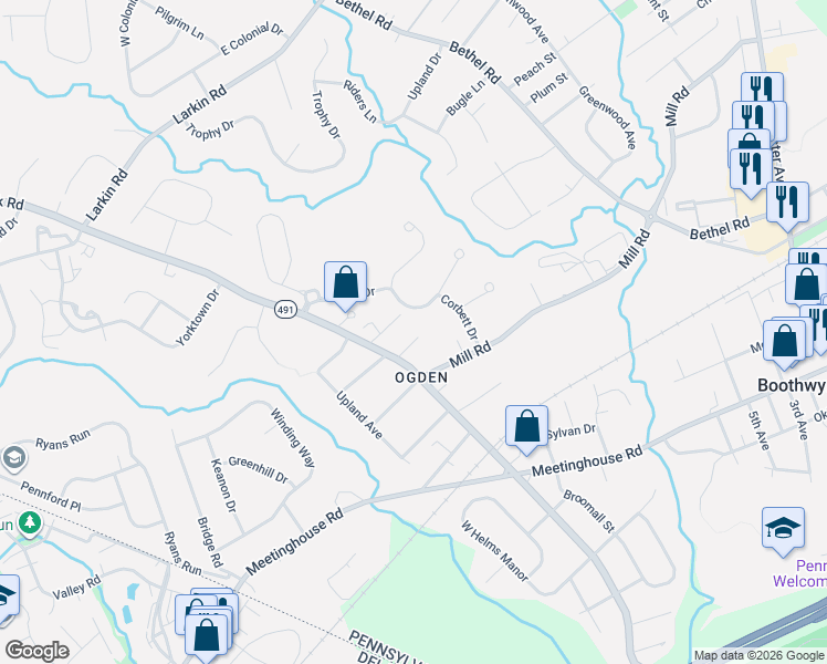 map of restaurants, bars, coffee shops, grocery stores, and more near in Ogden