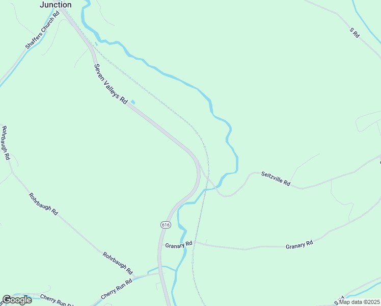 map of restaurants, bars, coffee shops, grocery stores, and more near 105 Seven Valleys Road in Seven Valleys