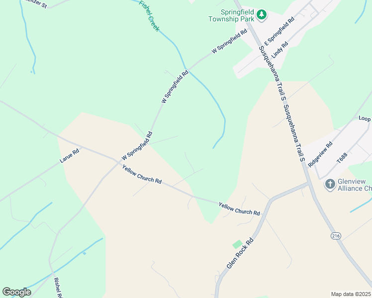 map of restaurants, bars, coffee shops, grocery stores, and more near 676 Spruce Lane in Seven Valleys