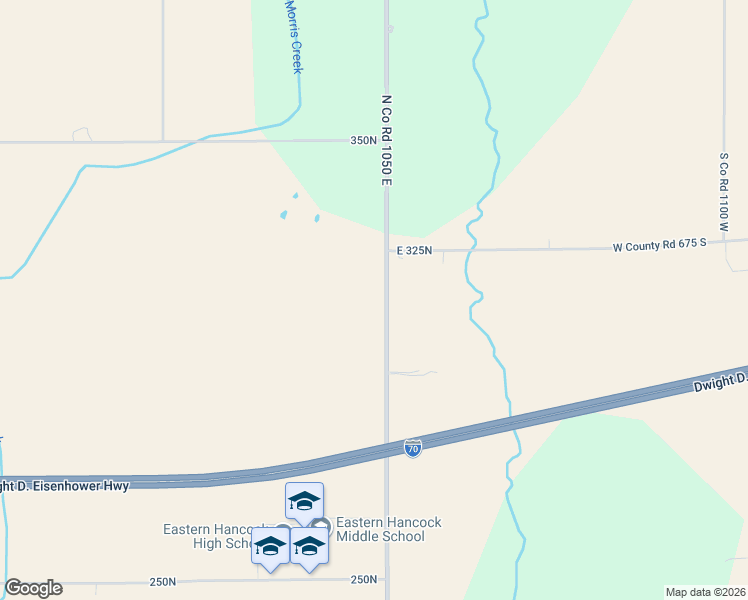 map of restaurants, bars, coffee shops, grocery stores, and more near 3195 North Co Road 1050 East in Charlottesville