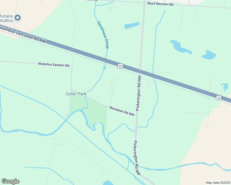 map of restaurants, bars, coffee shops, grocery stores, and more near 8200 Benadum Road Northwest in Carroll