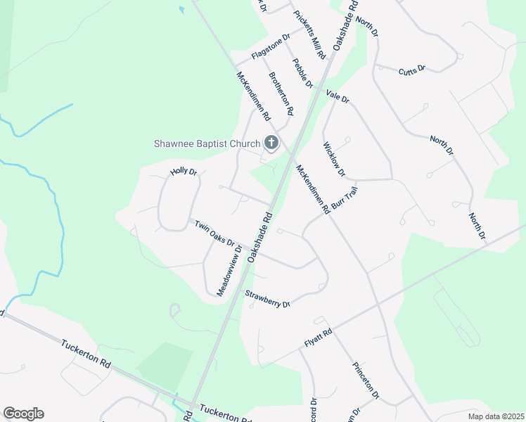 map of restaurants, bars, coffee shops, grocery stores, and more near 1 Woodgate Drive in Shamong