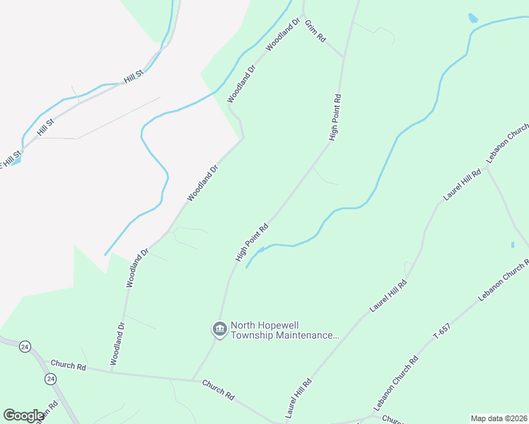 map of restaurants, bars, coffee shops, grocery stores, and more near 12666 High Point Road in Felton