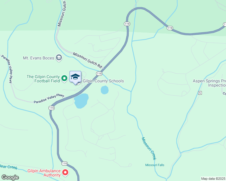 map of restaurants, bars, coffee shops, grocery stores, and more near 393 Pinon Circle in Black Hawk