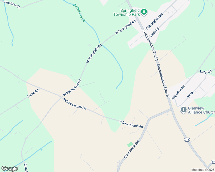 map of restaurants, bars, coffee shops, grocery stores, and more near 676 Spruce Lane in Seven Valleys