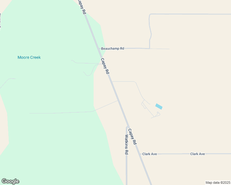 map of restaurants, bars, coffee shops, grocery stores, and more near Capay Road in Corning